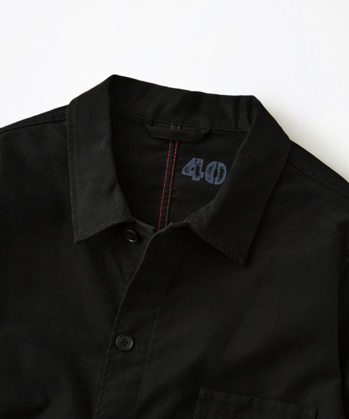 OUTSTANDING（アウトスタンディング）の「[MUT lab] MOLESKIN FRENCH WORK JACKET_BLACK（ミリタリージャケット・メンズ・その他・SMALL/MEDIUM/LARGE/X-LARGE）」の3枚目の写真