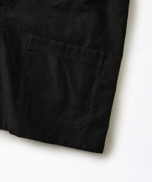 OUTSTANDING（アウトスタンディング）の「[MUT lab] MOLESKIN FRENCH WORK JACKET_BLACK（ミリタリージャケット・メンズ・その他・SMALL/MEDIUM/LARGE/X-LARGE）」の9枚目の写真