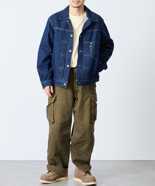 [LEVI’S/リーバイス] TYPE 1 TRUCKER デニムジャケット(インディゴブルー)