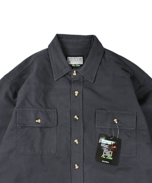 INNOCENT（イノセント）の「【T14】【GUIDE’S CHOICE/ガイド チョイス】MOLESKIN CP0 SHIRTS（シャツ/ブラウス・メンズ・ブラウン/チャコールグレー/オリーブ・X-LARGE/XX-LARGE/LARGE）」の22枚目の写真