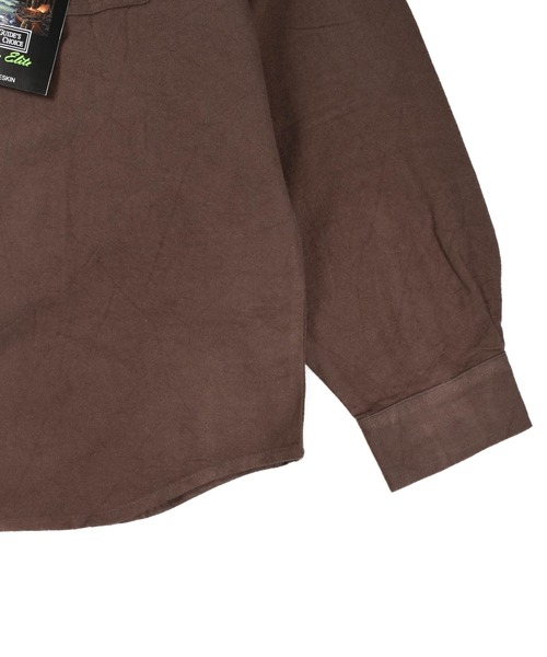 INNOCENT（イノセント）の「【T14】【GUIDE’S CHOICE/ガイド チョイス】MOLESKIN CP0 SHIRTS（シャツ/ブラウス・メンズ・ブラウン/チャコールグレー/オリーブ・X-LARGE/XX-LARGE/LARGE）」の12枚目の写真