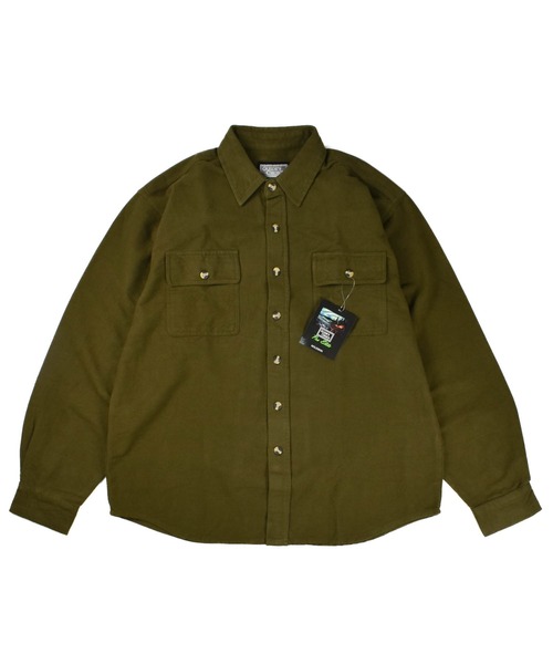 INNOCENT（イノセント）の「【T14】【GUIDE’S CHOICE/ガイド チョイス】MOLESKIN CP0 SHIRTS（シャツ/ブラウス・メンズ・ブラウン/チャコールグレー/オリーブ・X-LARGE/XX-LARGE/LARGE）」の14枚目の写真