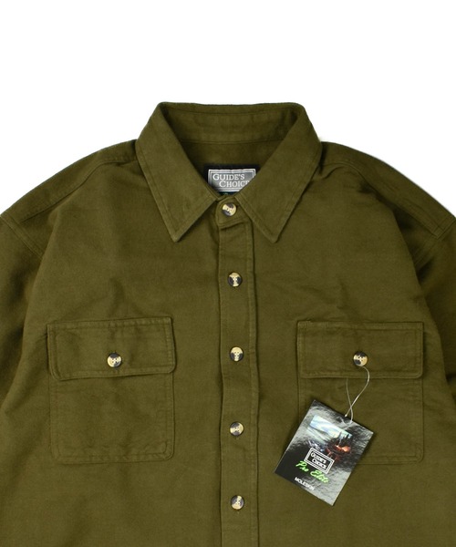 INNOCENT（イノセント）の「【T14】【GUIDE’S CHOICE/ガイド チョイス】MOLESKIN CP0 SHIRTS（シャツ/ブラウス・メンズ・ブラウン/チャコールグレー/オリーブ・X-LARGE/XX-LARGE/LARGE）」の15枚目の写真