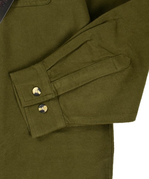 INNOCENT（イノセント）の「【T14】【GUIDE’S CHOICE/ガイド チョイス】MOLESKIN CP0 SHIRTS（シャツ/ブラウス・メンズ・ブラウン/チャコールグレー/オリーブ・X-LARGE/XX-LARGE/LARGE）」の19枚目の写真