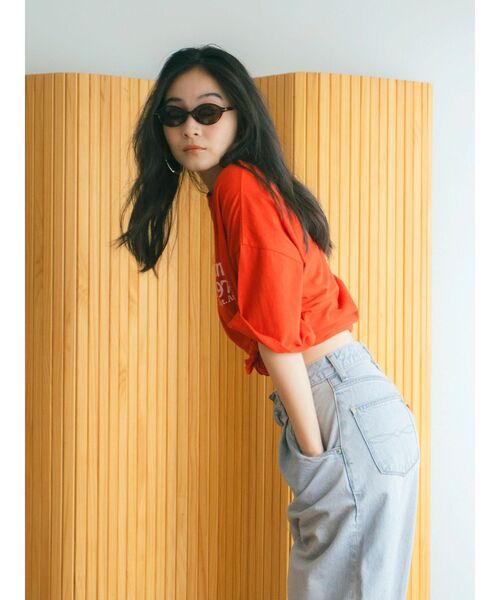 Ungrid（アングリッド）の「オーバルサングラス（サングラス・レディース・ブラウン・FREE）」の4枚目の写真