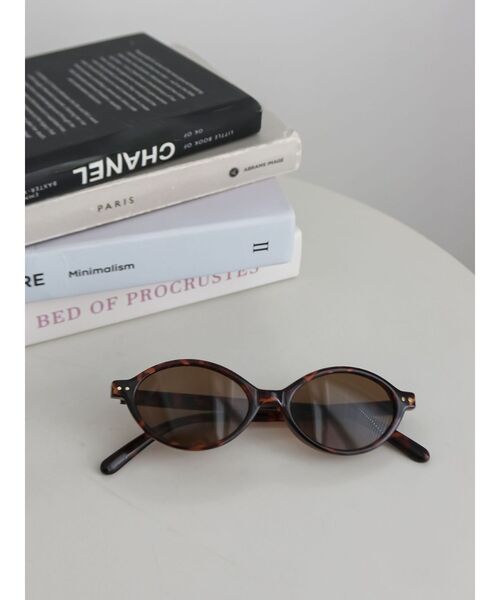 Ungrid（アングリッド）の「オーバルサングラス（サングラス・レディース・ブラウン・FREE）」の6枚目の写真