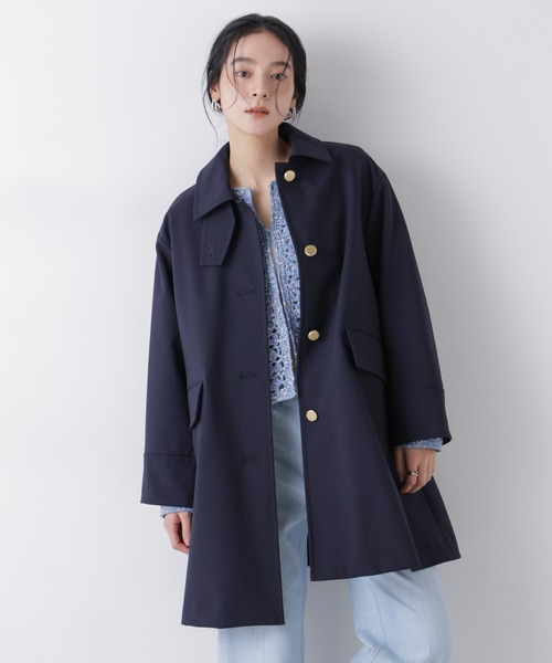 セール】ボンディングステンカラーコート（ステンカラーコート）｜NANO