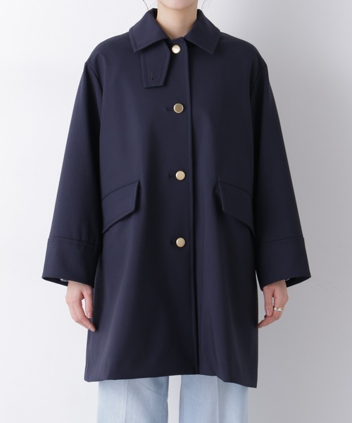 セール】ボンディングステンカラーコート（ステンカラーコート）｜NANO