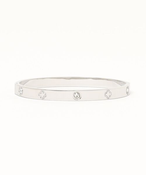 ARCHIVER（アーカイバ）の「【Wc】【it】【ANARKH（アナンケ）】クローバーモチーフ ストーンバングル（バングル/リストバンド・レディース・シルバー/ゴールド・FREE）」の6枚目の写真