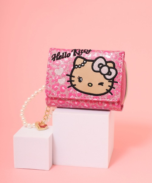 日焼けｷﾃｨｸﾞﾘｯﾀｰﾋｮｳ柄ﾐﾆ財布（財布）｜sanrio（サンリオ）の
