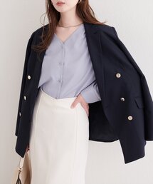 natural couture | プチプラバー釦とろみブラウス(シャツ/ブラウス)