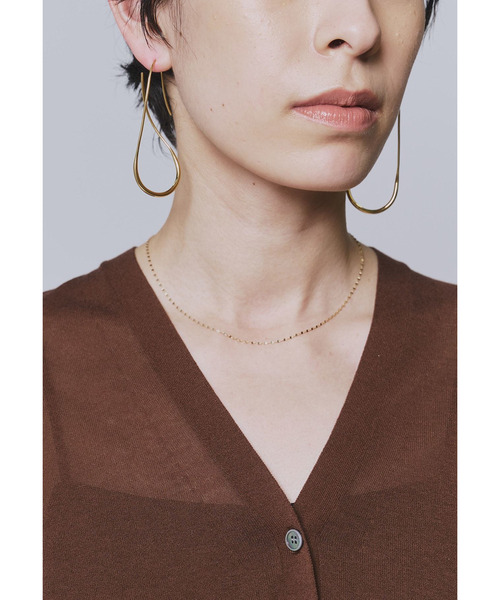 1er Arrondissement(プルミエアロンディスモン)の「<wePERM(ウィパーマ)>パンケーキチェーン ネックレス(その他ヘアアクセサリー・レディース・ゴールド・FREE)」の2枚目の写真