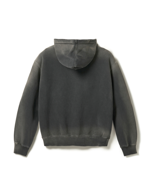 LORES（ロアス）の「Script Dyed Hoodie - Charcoal（パーカー・レディース・その他・M/L/XL）」の4枚目の写真