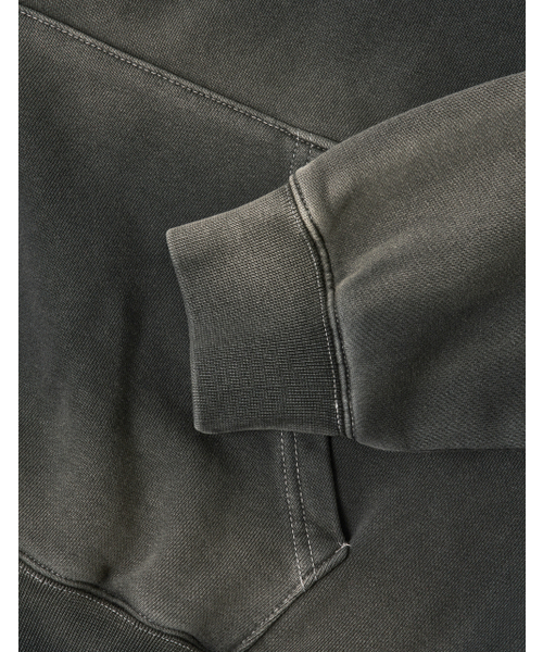 LORES（ロアス）の「Script Dyed Hoodie - Charcoal（パーカー・レディース・その他・M/L/XL）」の2枚目の写真