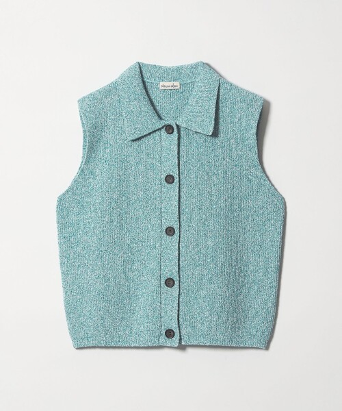 Steven Alan(スティーブンアラン)の「<Steven Alan>ブークレヤーン ポロカラー ニット ベスト(ニット/セーター・レディース・ターコイズブルー/イエロー・FREE)」の10枚目の写真