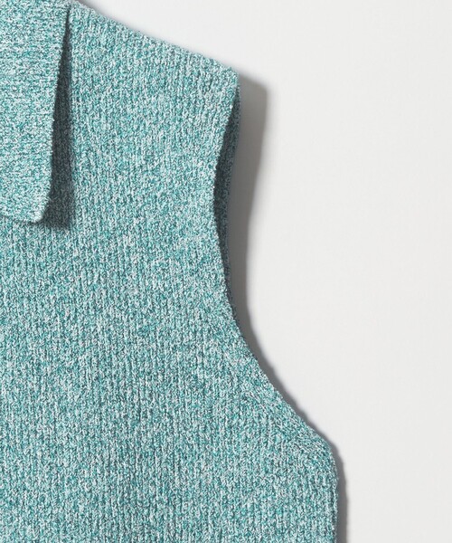 Steven Alan(スティーブンアラン)の「<Steven Alan>ブークレヤーン ポロカラー ニット ベスト(ニット/セーター・レディース・ターコイズブルー/イエロー・FREE)」の13枚目の写真