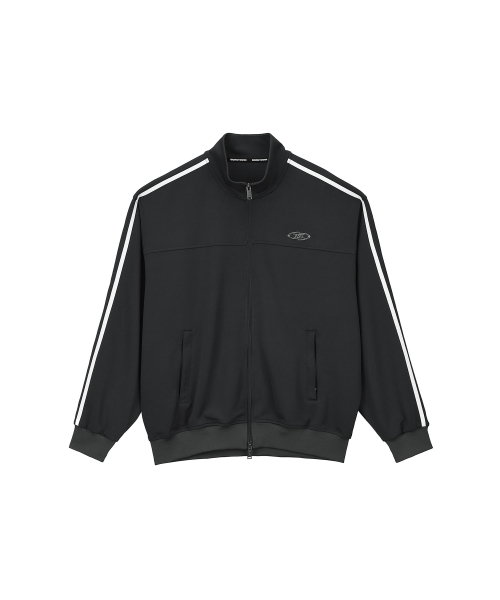 BORN TO WIN（ボーントゥウィン）の「CHROME B JERSEY TRACK JACKET [CHARCOAL]（ジャージ・メンズ・その他・3/2/1）」の2枚目の写真