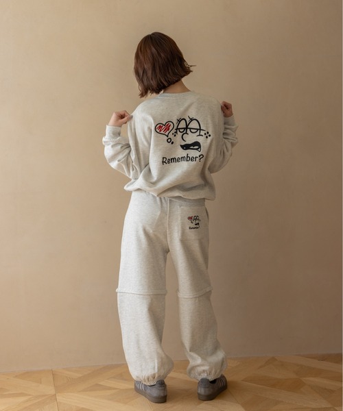 2way裏毛ルーズスウェットパンツ / 2-Way Loose Fit Sweatpants
