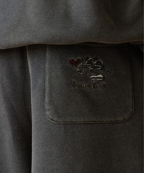 Remember.（リメンバー）の「2way裏毛ルーズスウェットパンツ / 2-Way Loose Fit Sweatpants（スウェットパンツ・メンズ・ネイビー/ブラウン/ライトグレー/ブラック・LARGE/MEDIUM）」の7枚目の写真