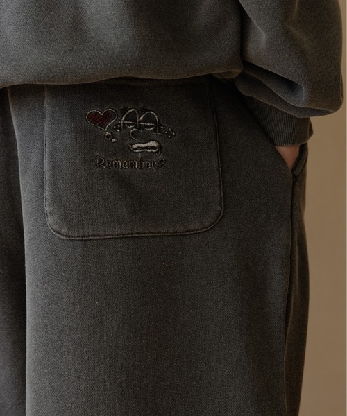Remember.（リメンバー）の「2way裏毛ルーズスウェットパンツ / 2-Way Loose Fit Sweatpants（スウェットパンツ・メンズ・ネイビー/ブラウン/ライトグレー/ブラック・LARGE/MEDIUM）」の8枚目の写真