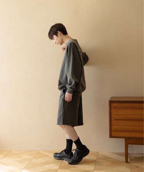 Remember.（リメンバー）の「2way裏毛ルーズスウェットパンツ / 2-Way Loose Fit Sweatpants（スウェットパンツ・メンズ・ネイビー/ブラウン/ライトグレー/ブラック・LARGE/MEDIUM）」の19枚目の写真