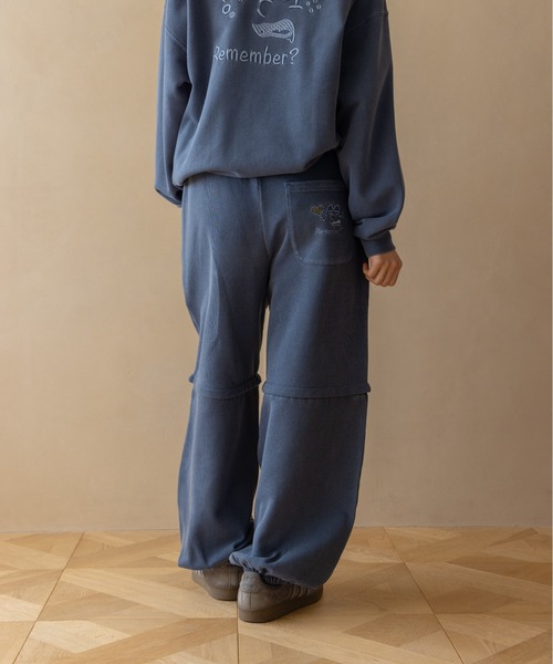 2way裏毛ルーズスウェットパンツ / 2-Way Loose Fit Sweatpants 2way裏毛ルーズスウェットパンツ / 2-Way Loose Fit Sweatpants