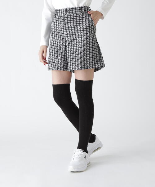 MASTER BUNNY EDITION(マスターバニーエディション)の「【MASTER BUNNY EDITION】千鳥ジャガード(その他パンツ・レディース・ホワイト/ベージュ・SMALL/MEDIUM/LARGE)」の10枚目の写真