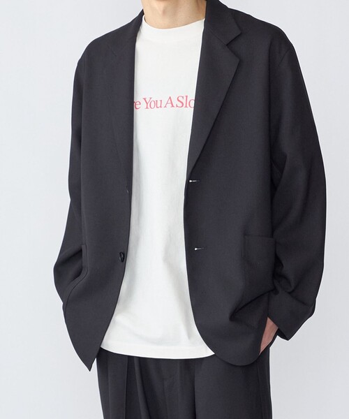 SHIPS(シップス)の「SHIPS: Comfy Line ジャケット(テーラードジャケット・メンズ・ネイビー/チャコールグレー・SMALL/MEDIUM/LARGE/X-LARGE)」の2枚目の写真