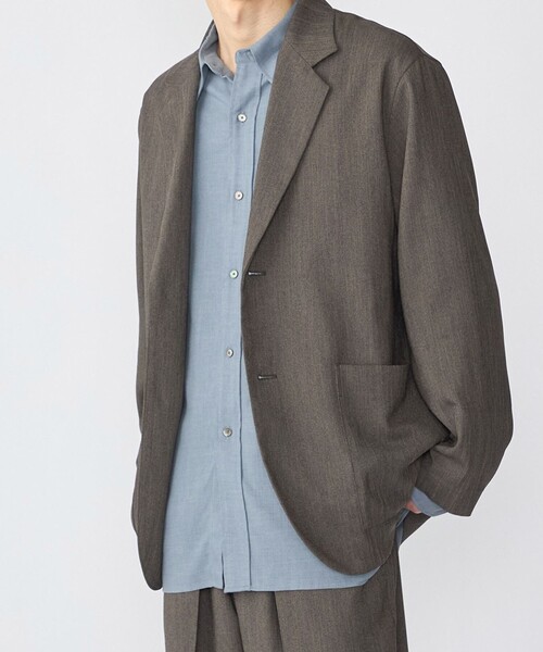 SHIPS(シップス)の「SHIPS: Comfy Line ジャケット(テーラードジャケット・メンズ・ネイビー/チャコールグレー・SMALL/MEDIUM/LARGE/X-LARGE)」の1枚目の写真