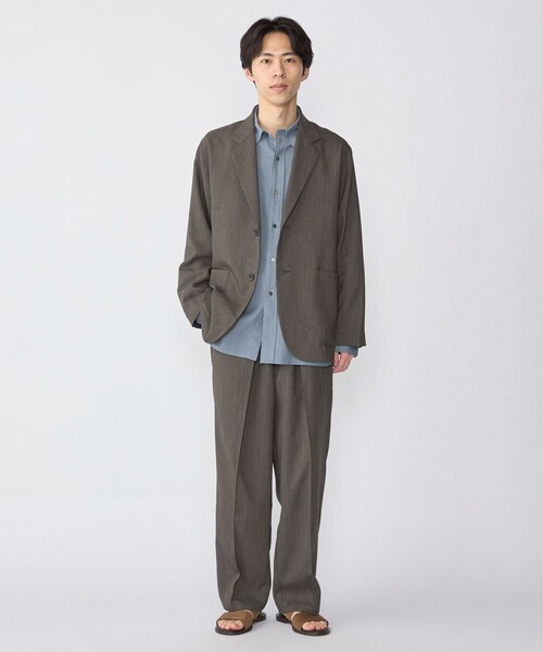 SHIPS(シップス)の「SHIPS: Comfy Line ジャケット(テーラードジャケット・メンズ・ネイビー/チャコールグレー・SMALL/MEDIUM/LARGE/X-LARGE)」の14枚目の写真