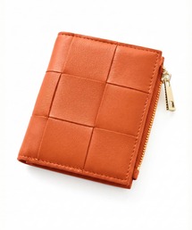 STYLE DELI（スタイルデリ）の「【DELI by】編み込みラムレザー二つ折りウォレット（財布）」