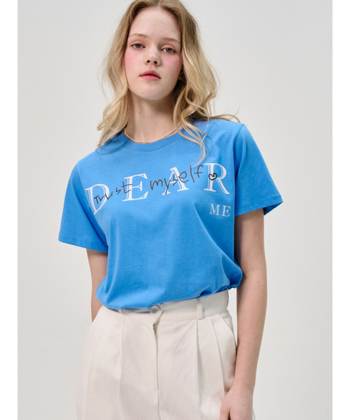 Sorry,Too Much Love(ソーリートゥーマッチラブ)の「ディアミ 半袖Tシャツ_ブルー(Tシャツ/カットソー・レディース・その他・FREE)」の1枚目の写真
