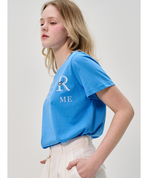 Sorry,Too Much Love(ソーリートゥーマッチラブ)の「ディアミ 半袖Tシャツ_ブルー(Tシャツ/カットソー・レディース・その他・FREE)」の2枚目の写真