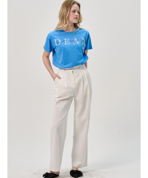 Sorry,Too Much Love(ソーリートゥーマッチラブ)の「ディアミ 半袖Tシャツ_ブルー(Tシャツ/カットソー・レディース・その他・FREE)」の3枚目の写真