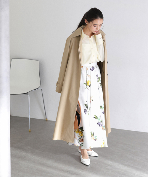 La TOTALITE（ラトータリテ）の「【洗える】スリットカフスシャツ（シャツ/ブラウス・レディース・ブルー/ホワイト/イエロー・FREE）」の10枚目の写真