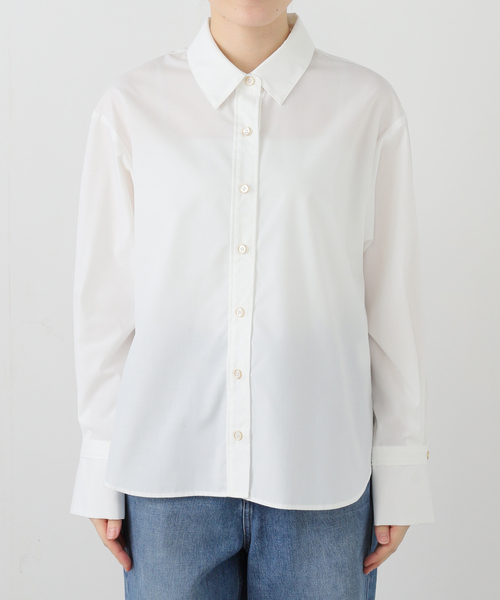 La TOTALITE（ラトータリテ）の「【洗える】スリットカフスシャツ（シャツ/ブラウス・レディース・ブルー/ホワイト/イエロー・FREE）」の20枚目の写真