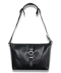 DOFFJASON（ドフジェーソン）の「ベルト付きレザークロスバッグ（メッセンジャーバッグ）」