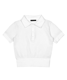 See Through PK Shirt_White