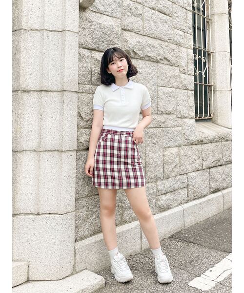 HIGH SCHOOL DISCO(ハイスクールディスコ)の「See Through PK Shirt_White(ポロシャツ・レディース・その他・FREE)」の7枚目の写真