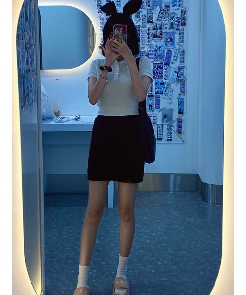 HIGH SCHOOL DISCO(ハイスクールディスコ)の「See Through PK Shirt_White(ポロシャツ・レディース・その他・FREE)」の10枚目の写真