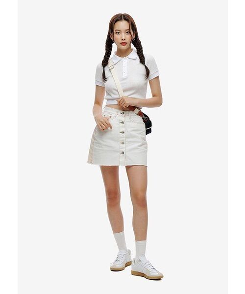 HIGH SCHOOL DISCO(ハイスクールディスコ)の「See Through PK Shirt_White(ポロシャツ・レディース・その他・FREE)」の16枚目の写真