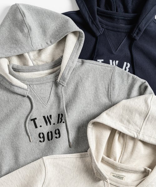 WILD BRICKS(ワイルドブリックス)の「TWB ATTACHED HOODIE (oatmeal)(パーカー・メンズ・その他・M/L/XL)」の9枚目の写真