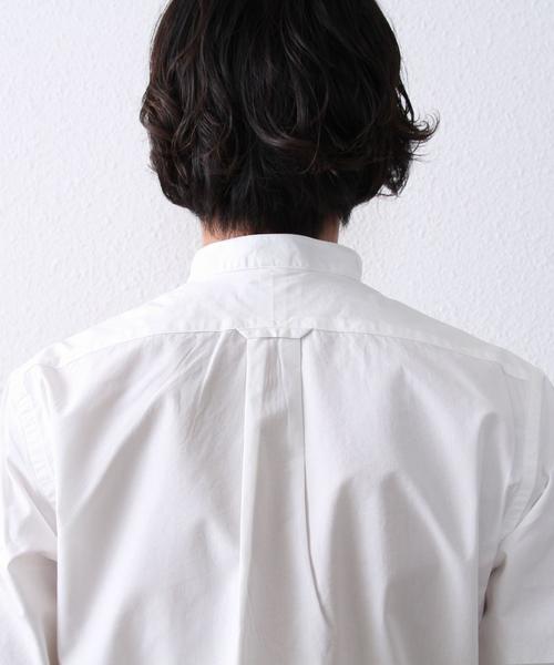 coen(コーエン)の「ハケメバンドカラーシャツ(シャツ/ブラウス・メンズ・ホワイト/ネイビー・SMALL/MEDIUM/LARGE/X-LARGE)」の9枚目の写真