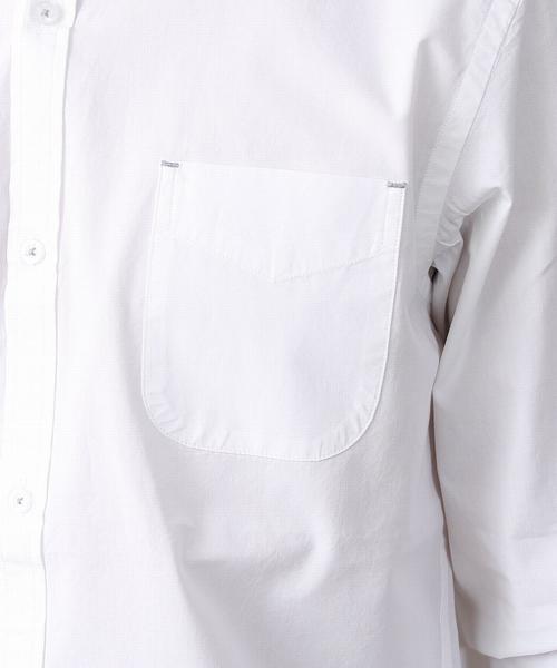 coen(コーエン)の「ハケメバンドカラーシャツ(シャツ/ブラウス・メンズ・ホワイト/ネイビー・SMALL/MEDIUM/LARGE/X-LARGE)」の12枚目の写真