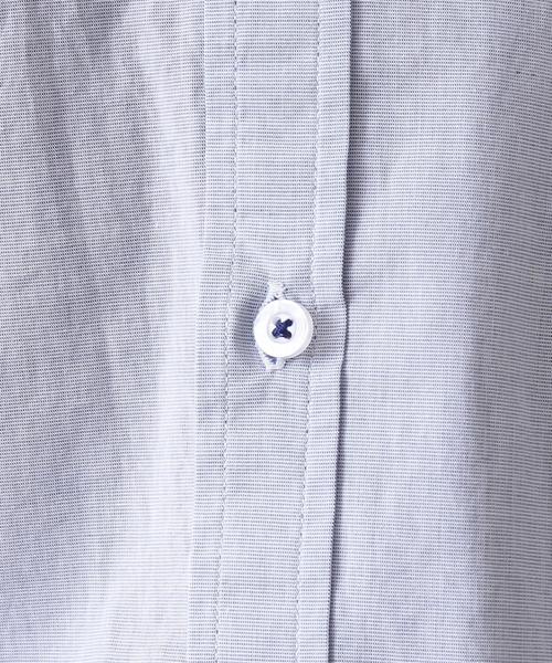 coen(コーエン)の「ハケメバンドカラーシャツ(シャツ/ブラウス・メンズ・ホワイト/ネイビー・SMALL/MEDIUM/LARGE/X-LARGE)」の7枚目の写真