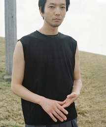 LIDNM | MERINO WOOL SLEEVELESS TEE(Tシャツ/カットソー)