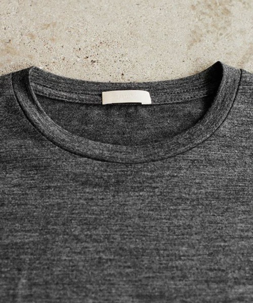 LIDNM（リドム）の「MERINO WOOL SLEEVELESS TEE（Tシャツ/カットソー・メンズ・ブラック/ヘザーグレー・LARGE/MEDIUM/SMALL）」の21枚目の写真