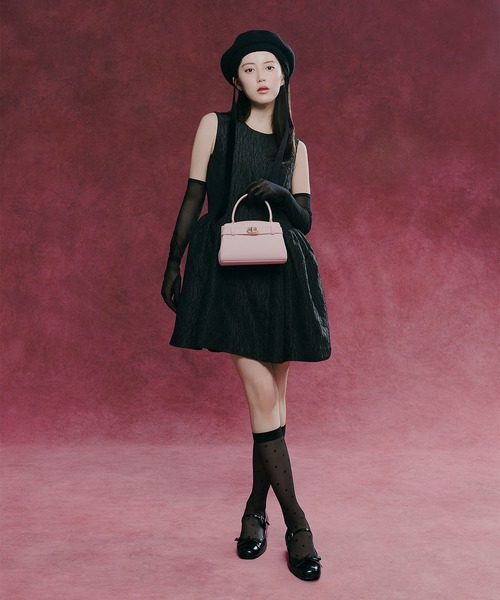 CHARLES & KEITH(チャールズ & キース)の「【日本限定】Aubrielle オブリエル トップハンドルバッグ(ハンドバッグ・レディース・ピンク・S)」の2枚目の写真