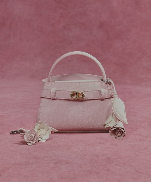 CHARLES & KEITH(チャールズ & キース)の「【日本限定】Aubrielle オブリエル トップハンドルバッグ(ハンドバッグ・レディース・ピンク・S)」の3枚目の写真