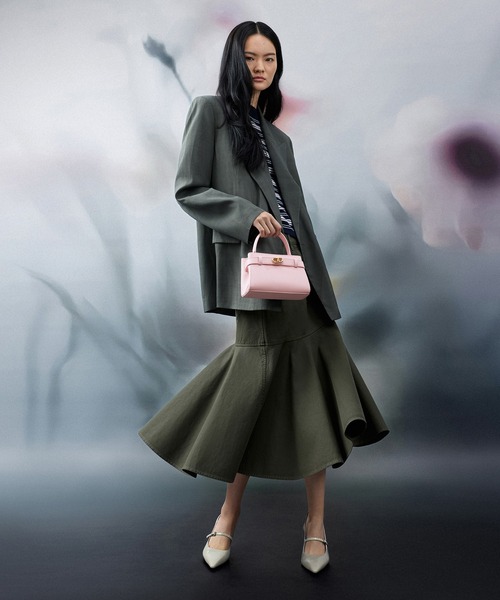 CHARLES & KEITH(チャールズ & キース)の「【日本限定】Aubrielle オブリエル トップハンドルバッグ(ハンドバッグ・レディース・ピンク・S)」の6枚目の写真